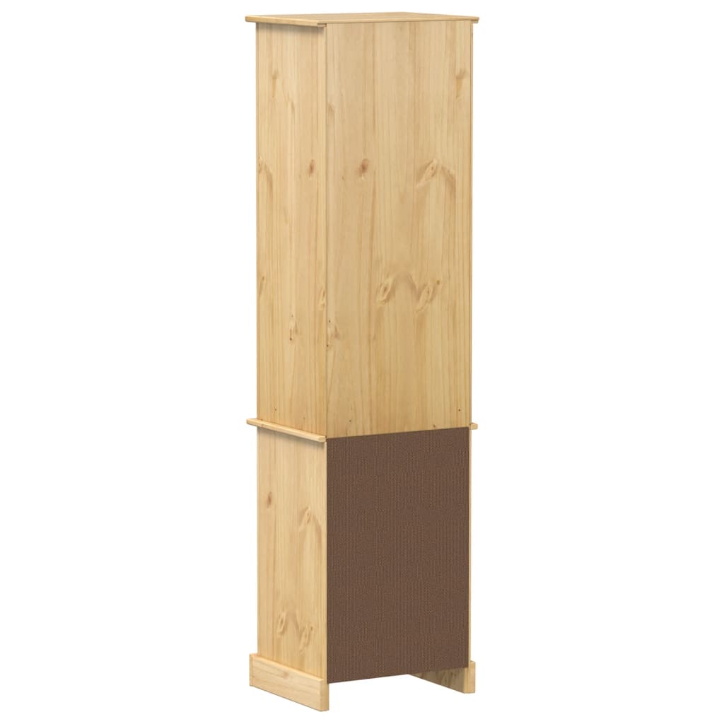 Badkamerkast Corona 50x40x185 cm massief grenenhout is nu te koop bij PeponiXL, paradijselijk wonen!