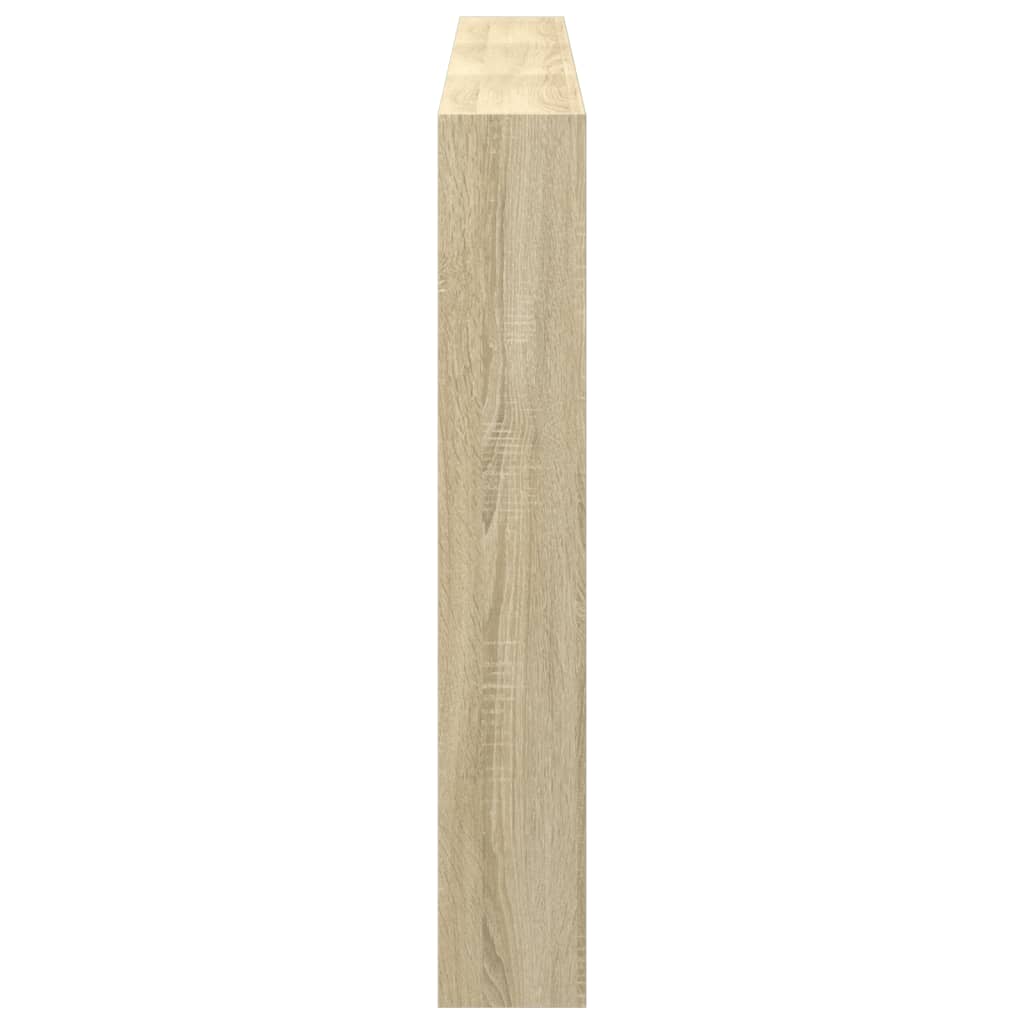 Hoofdbordkast met LED-verlichting 180x17x102 cm sonoma eiken is nu te koop bij PeponiXL, paradijselijk wonen!