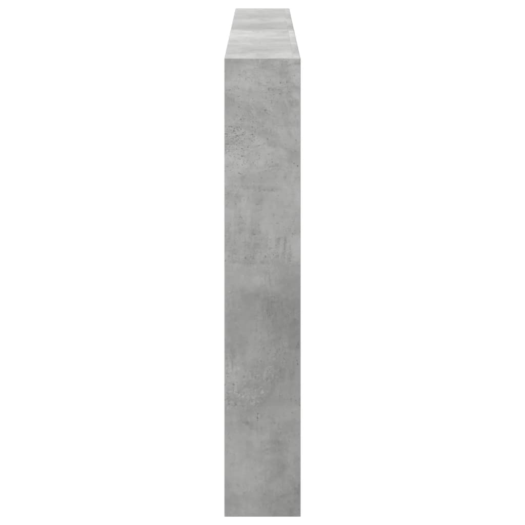 Hoofdbordkast met LED-verlichting 180x17x102 cm betongrijs is nu te koop bij PeponiXL, paradijselijk wonen!