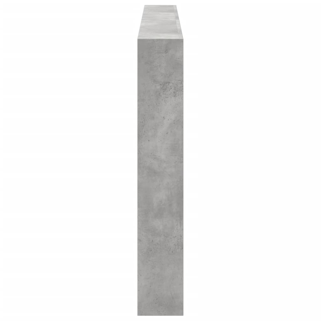 Hoofdbordkast met LED-verlichting 200x17x102 cm betongrijs is nu te koop bij PeponiXL, paradijselijk wonen!
