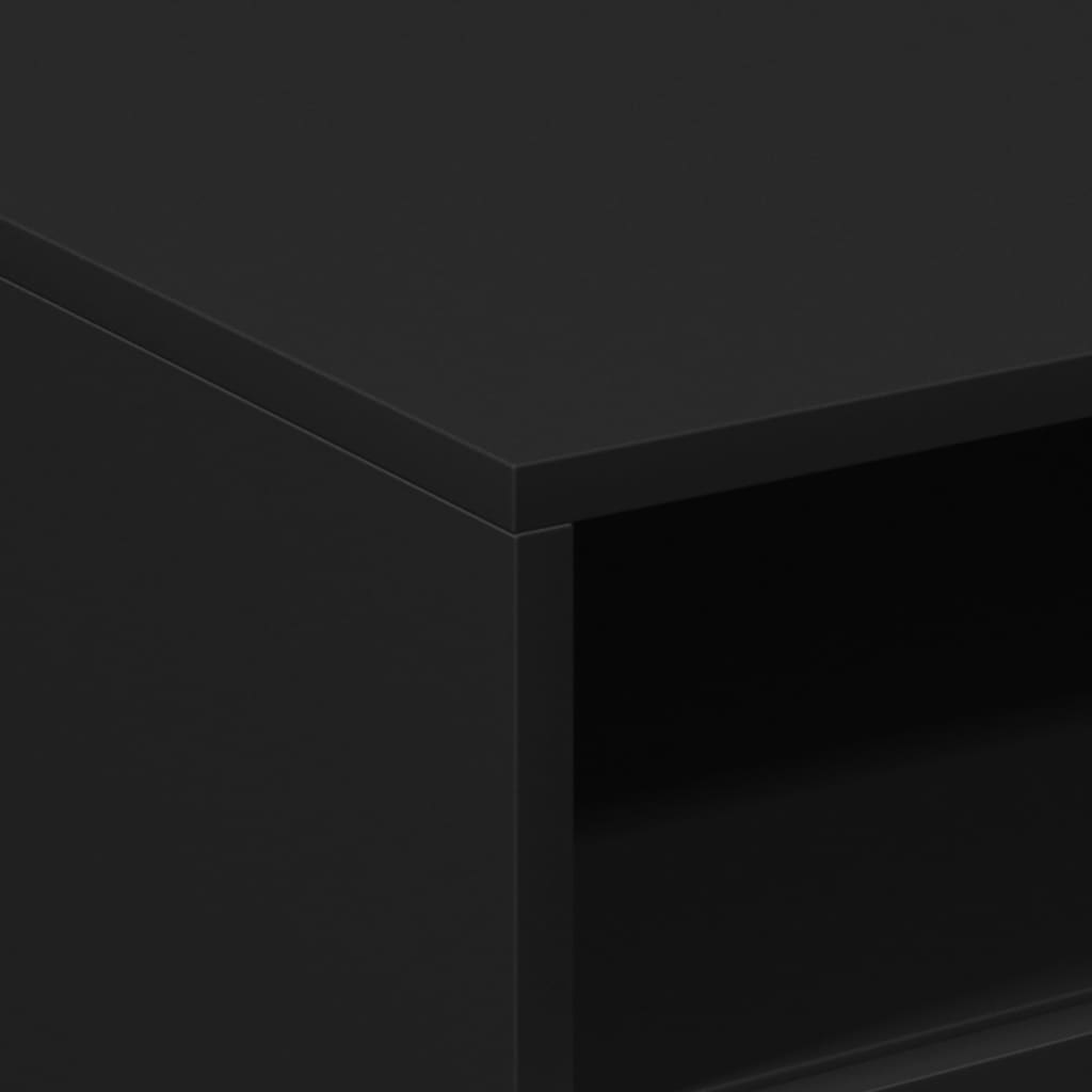 Salontafel met LED-verlichting 50x49x40 cm zwart is nu te koop bij PeponiXL, paradijselijk wonen!