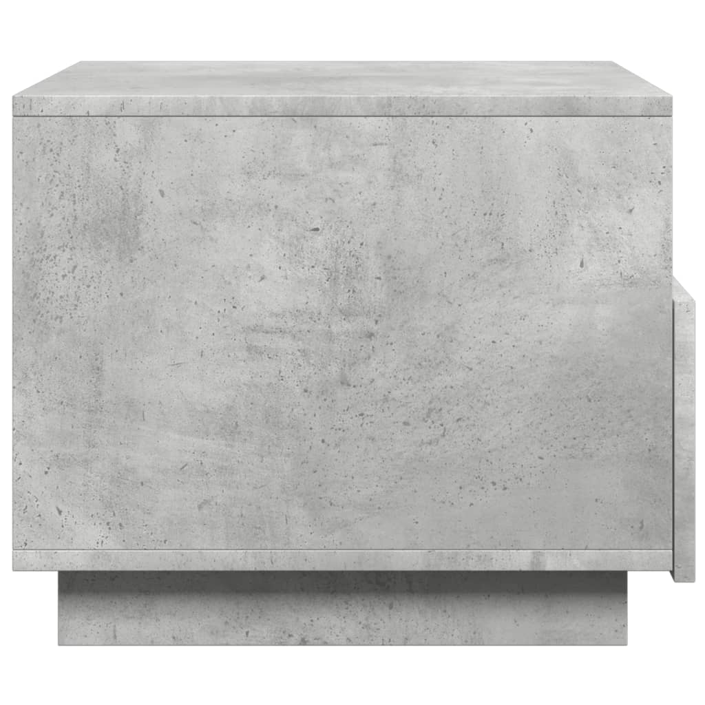 Salontafel met LED-verlichting 50x49x40 cm betongrijs is nu te koop bij PeponiXL, paradijselijk wonen!