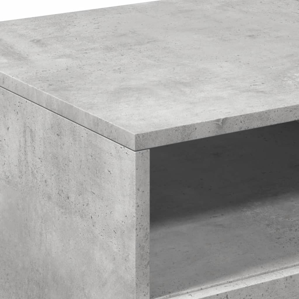 Salontafel met LED-verlichting 90x49x40 cm betongrijs is nu te koop bij PeponiXL, paradijselijk wonen!