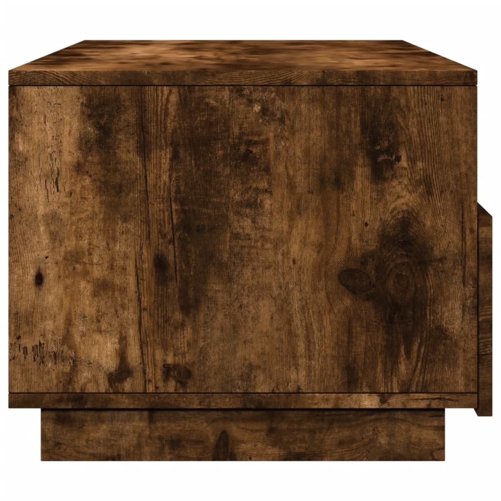 Salontafel met LED-verlichting 90x49x40 cm gerookt eikenkleurig is nu te koop bij PeponiXL, paradijselijk wonen!