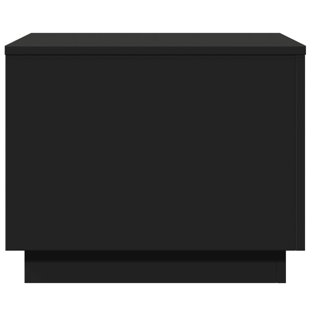 Salontafel met LED-verlichting 50x50x40 cm zwart is nu te koop bij PeponiXL, paradijselijk wonen!
