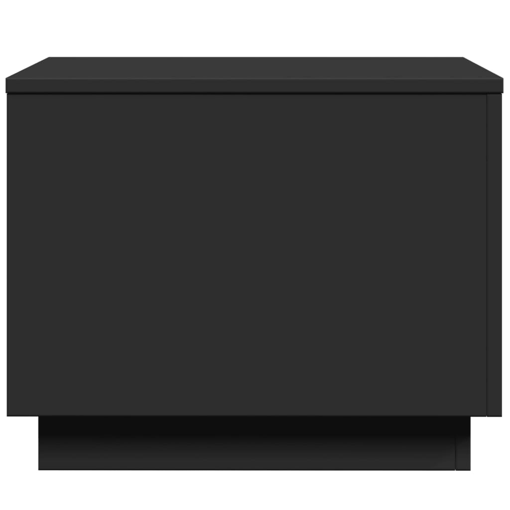 Salontafel met LED-verlichting 50x50x40 cm zwart is nu te koop bij PeponiXL, paradijselijk wonen!