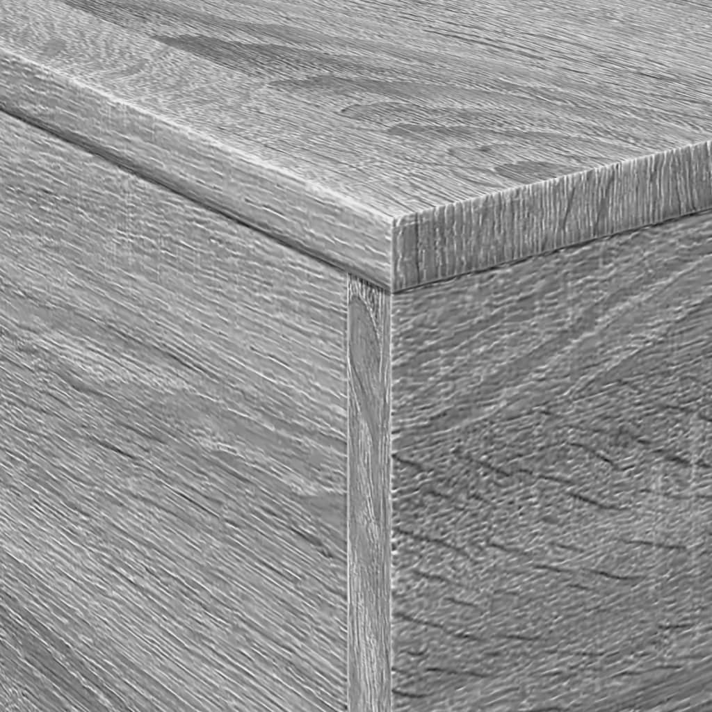 Salontafel met LED-verlichting 50x50x40 cm grijs sonoma eiken is nu te koop bij PeponiXL, paradijselijk wonen!