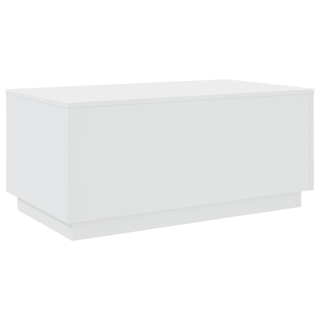 Salontafel met LED-verlichting 90x50x40 cm wit is nu te koop bij PeponiXL, paradijselijk wonen!