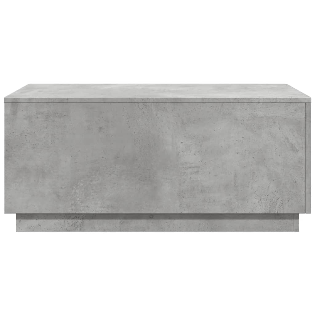 Salontafel met LED-verlichting 90x50x40 cm betongrijs is nu te koop bij PeponiXL, paradijselijk wonen!