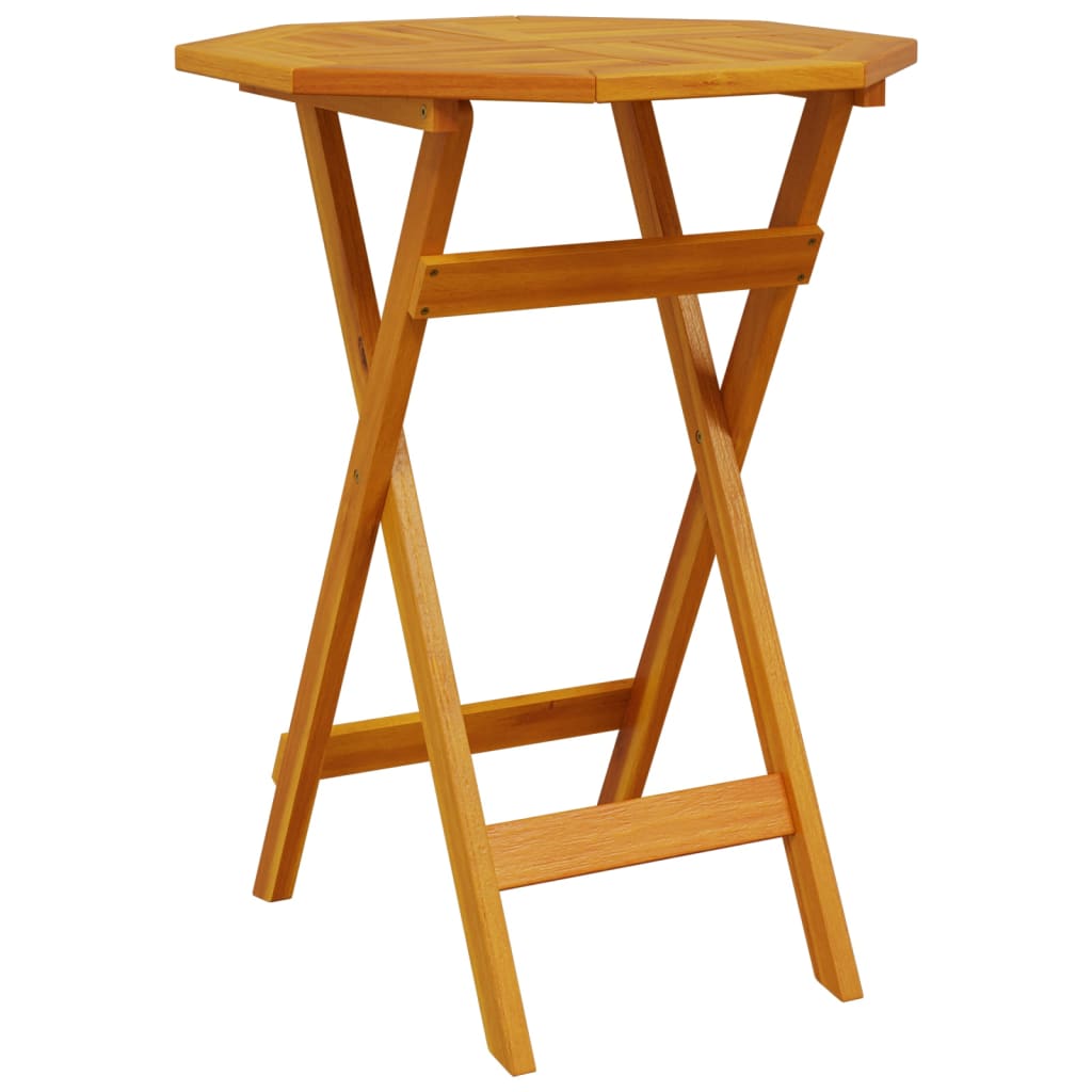 Tuintafel inklapbaar Ø60x75 cm massief acaciahout is nu te koop bij PeponiXL, paradijselijk wonen!