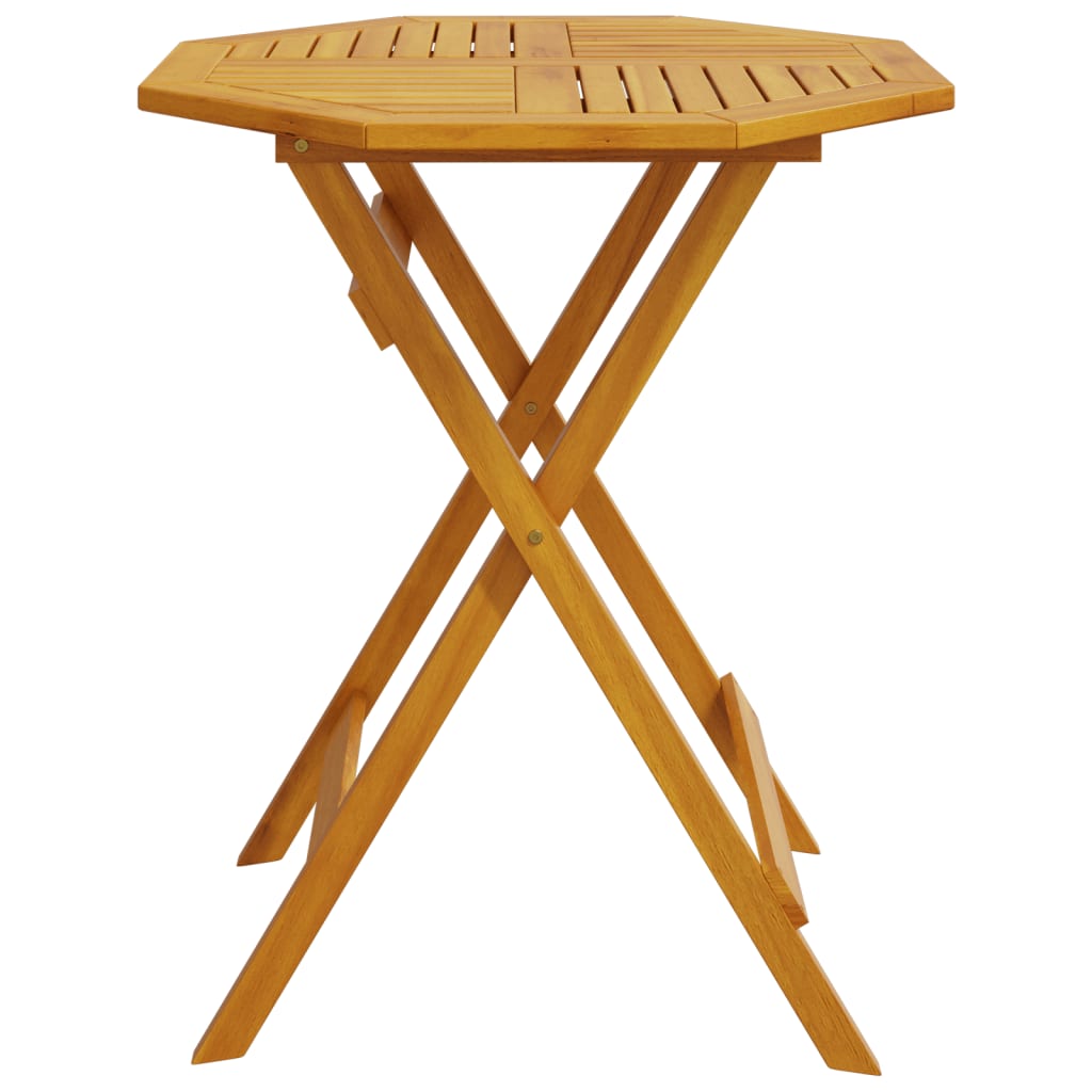 Tuintafel inklapbaar Ø60x75 cm massief acaciahout is nu te koop bij PeponiXL, paradijselijk wonen!