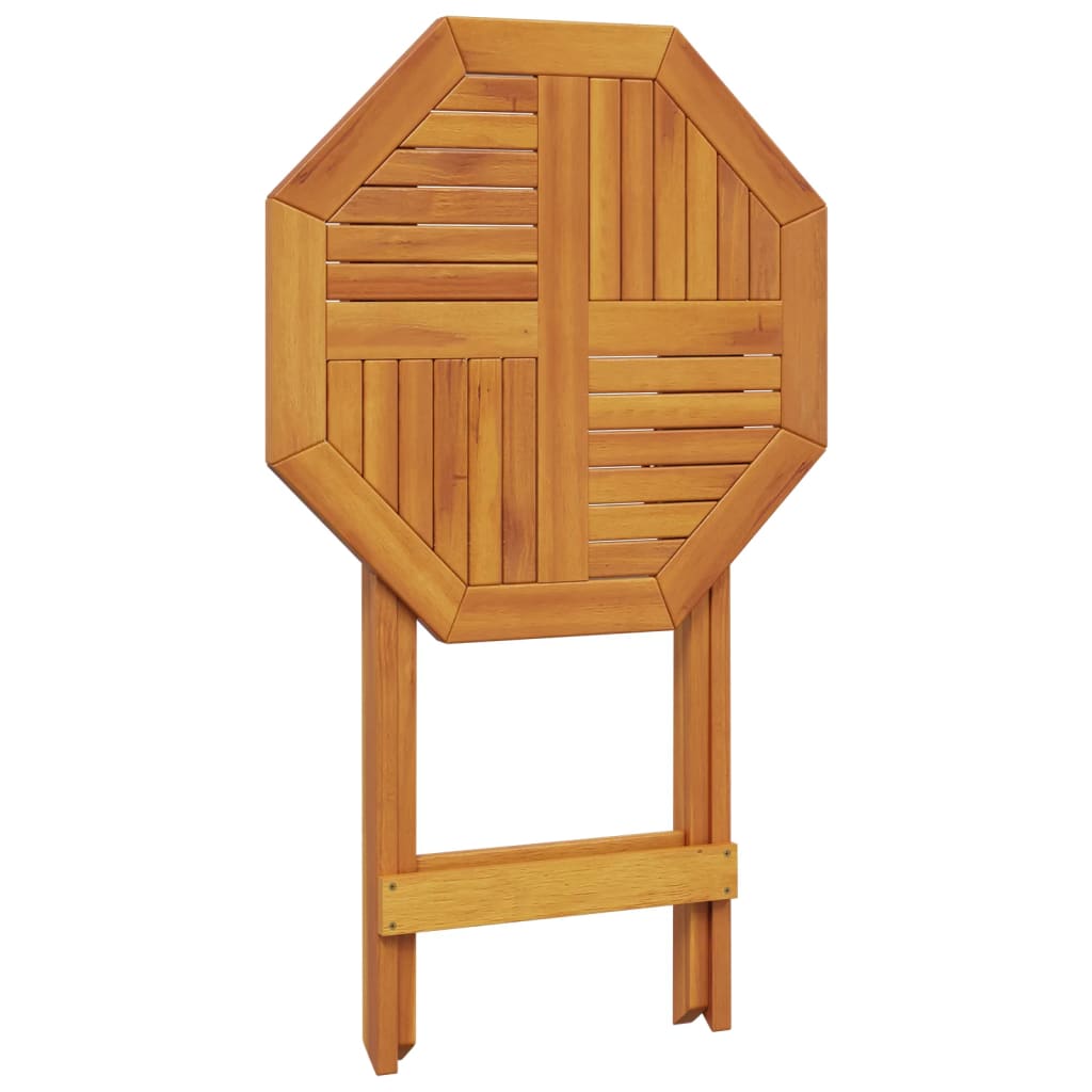 Tuintafel inklapbaar Ø60x75 cm massief acaciahout is nu te koop bij PeponiXL, paradijselijk wonen!