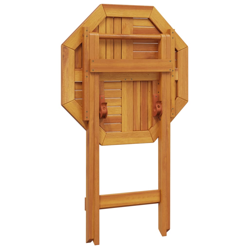 Tuintafel inklapbaar Ø60x75 cm massief acaciahout is nu te koop bij PeponiXL, paradijselijk wonen!