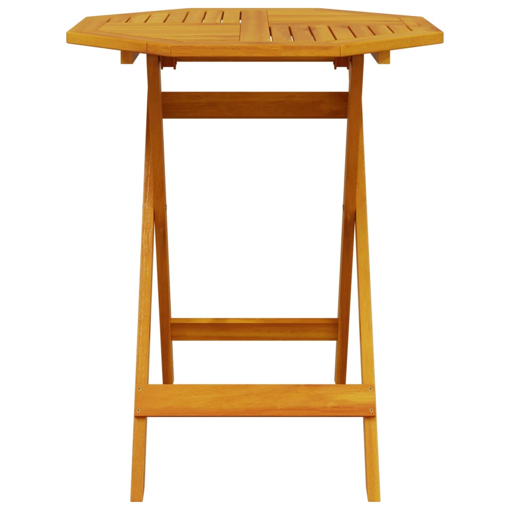 Tuintafel inklapbaar Ø70x75 cm massief acaciahout is nu te koop bij PeponiXL, paradijselijk wonen!
