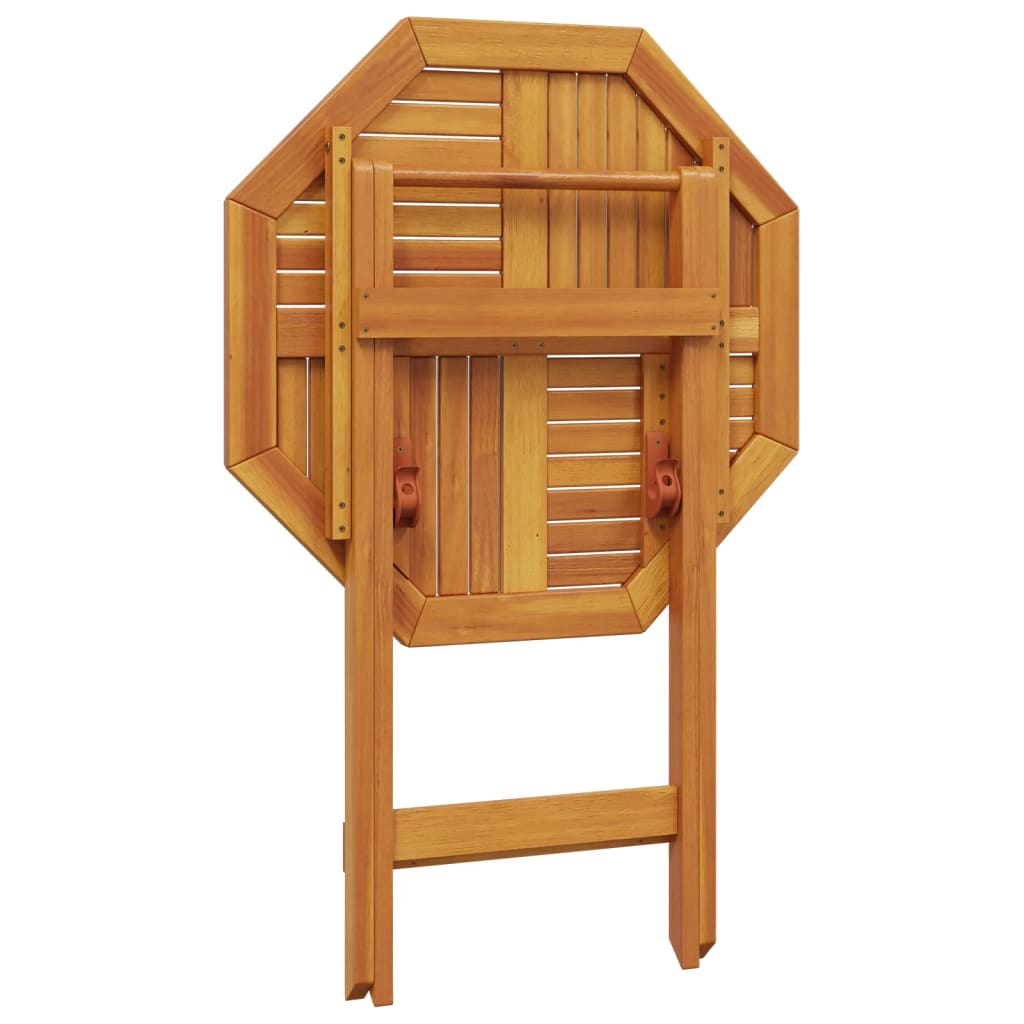Tuintafel inklapbaar Ø70x75 cm massief acaciahout is nu te koop bij PeponiXL, paradijselijk wonen!