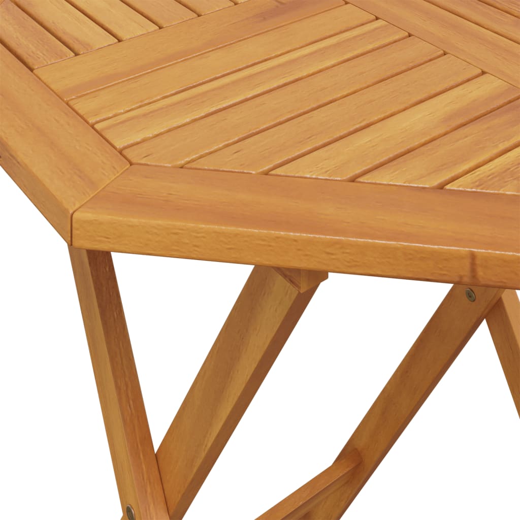 Tuintafel inklapbaar Ø70x75 cm massief acaciahout is nu te koop bij PeponiXL, paradijselijk wonen!