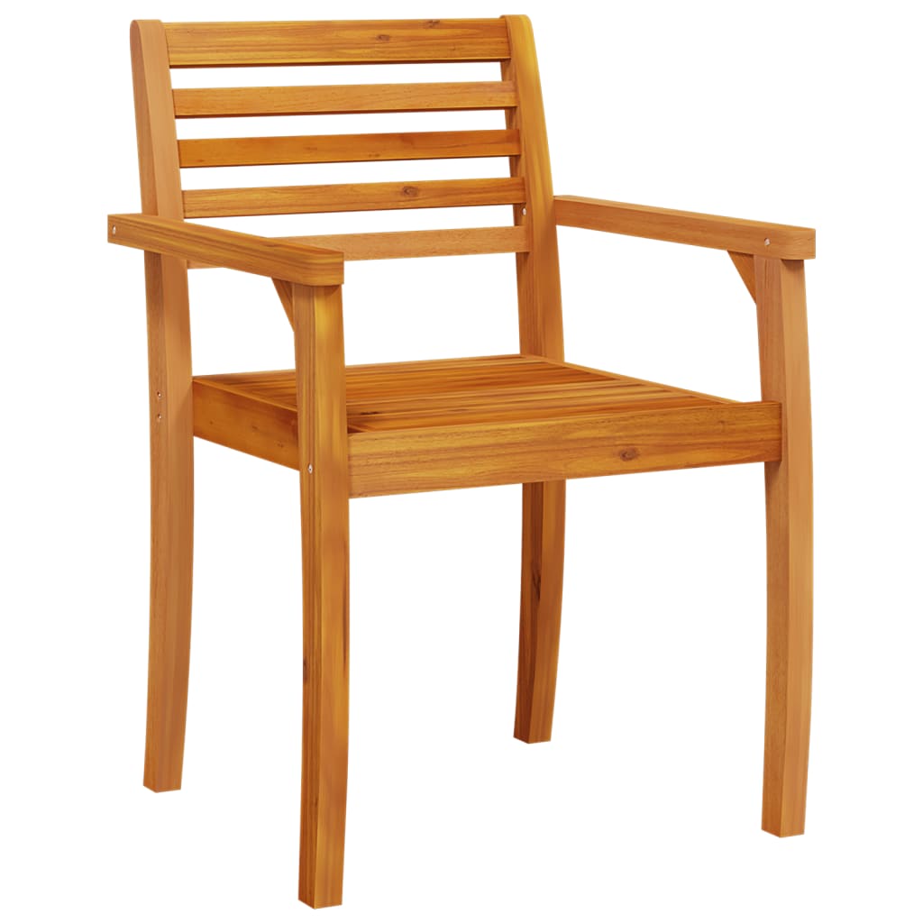 Tuinstoelen 2 st 59x55x85 cm massief acaciahout is nu te koop bij PeponiXL, paradijselijk wonen!