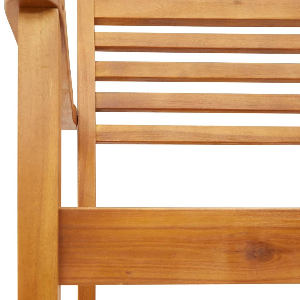Tuinstoelen 2 st 59x55x85 cm massief acaciahout is nu te koop bij PeponiXL, paradijselijk wonen!