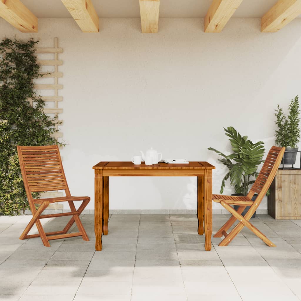 Tuinstoelen inklapbaar 2 st massief acaciahout is nu te koop bij PeponiXL, paradijselijk wonen!