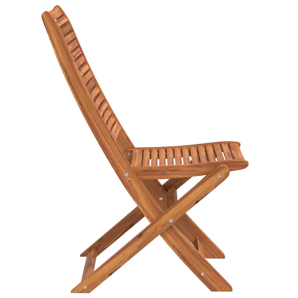 Tuinstoelen inklapbaar 2 st massief acaciahout is nu te koop bij PeponiXL, paradijselijk wonen!