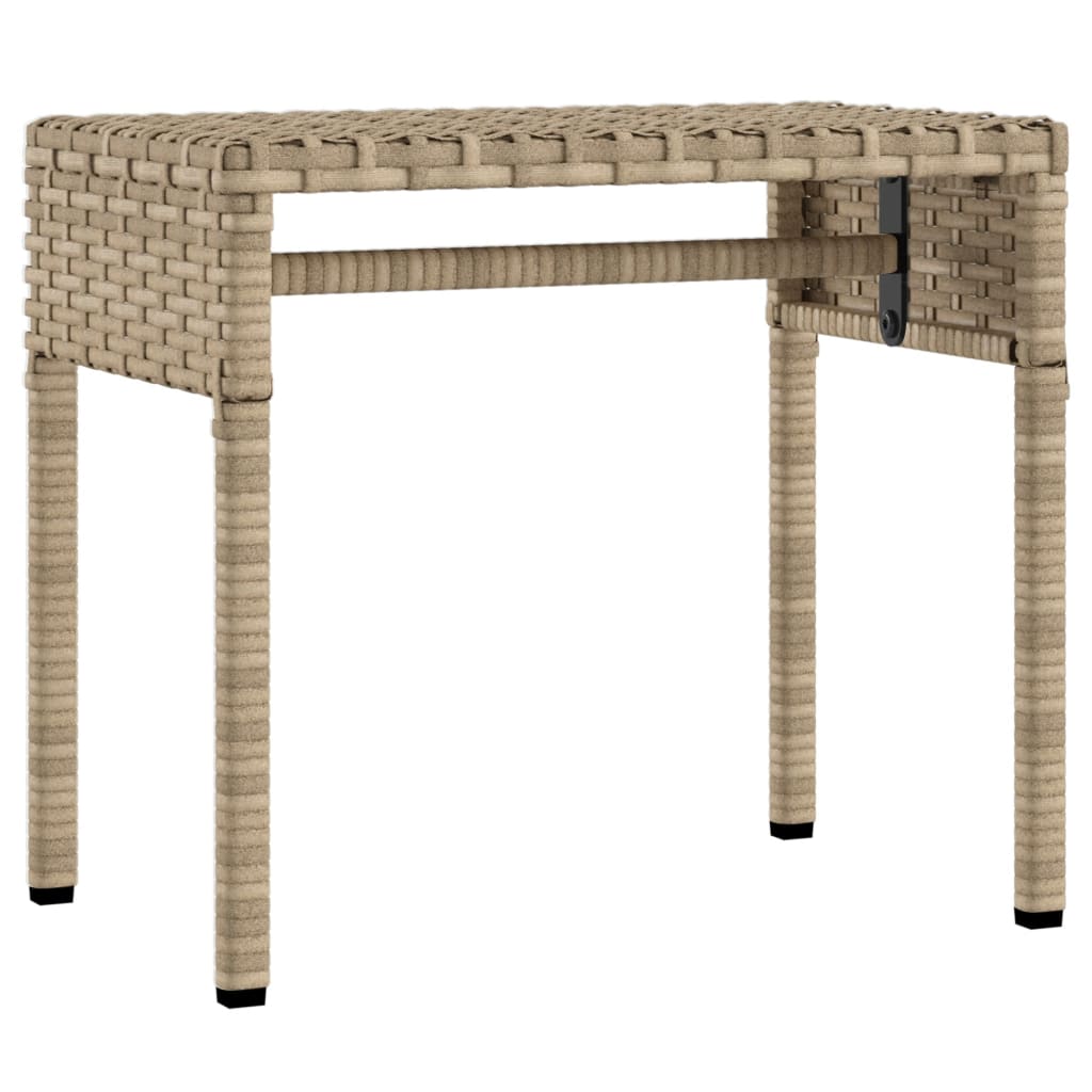 Ligbed met luifel en tafel poly rattan beige is nu te koop bij PeponiXL, paradijselijk wonen!