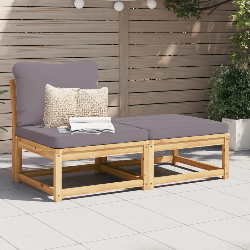 3-delige Loungeset met kussens massief acaciahout is nu te koop bij PeponiXL, paradijselijk wonen!