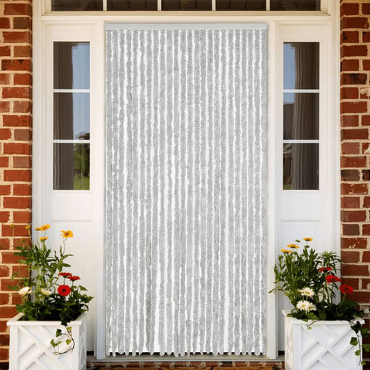 Vliegengordijn 100x220 cm chenille grijs is nu te koop bij PeponiXL, paradijselijk wonen!