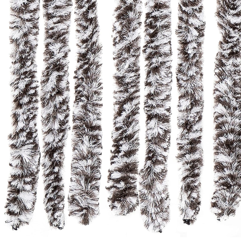Vliegengordijn 100x200 cm chenille bruin en beige is nu te koop bij PeponiXL, paradijselijk wonen!