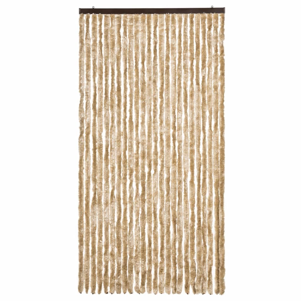 Vliegengordijn 100x200 cm chenille beige is nu te koop bij PeponiXL, paradijselijk wonen!