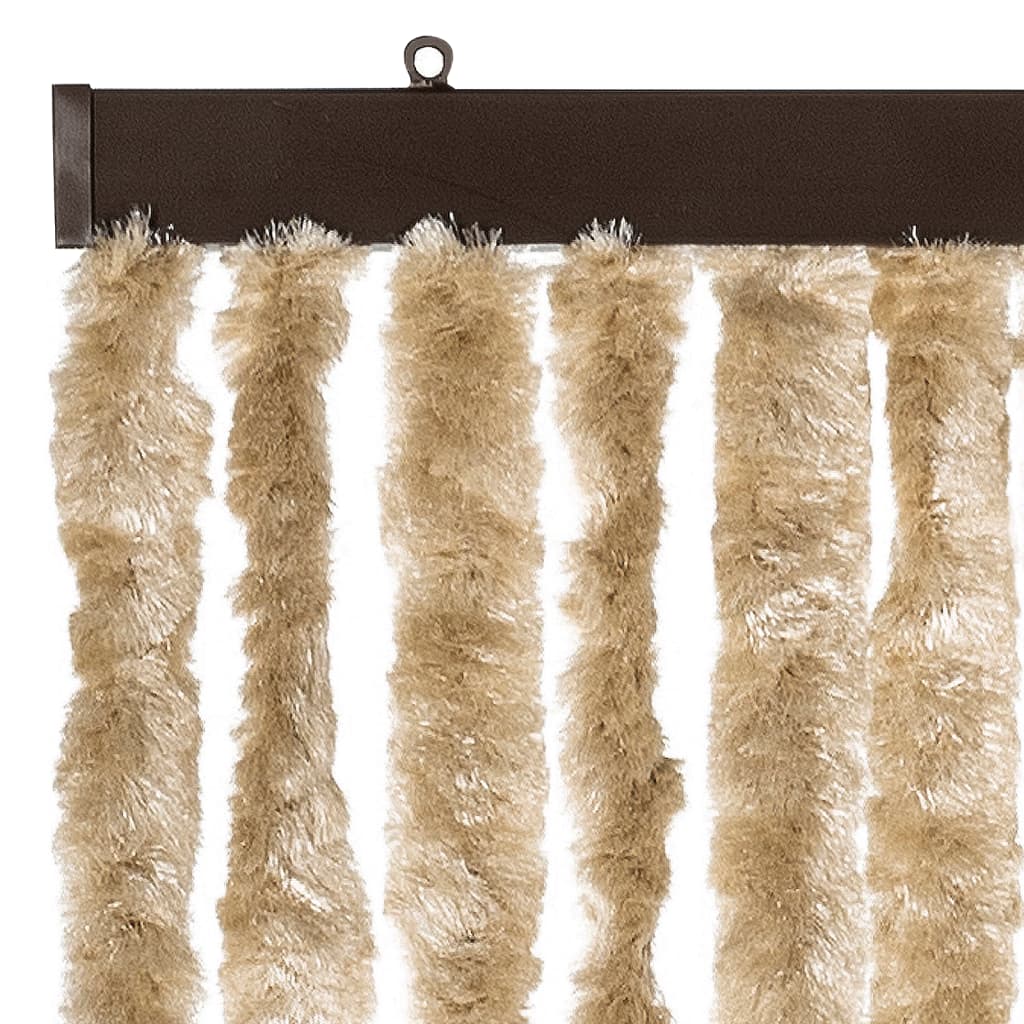 Vliegengordijn 100x200 cm chenille beige is nu te koop bij PeponiXL, paradijselijk wonen!