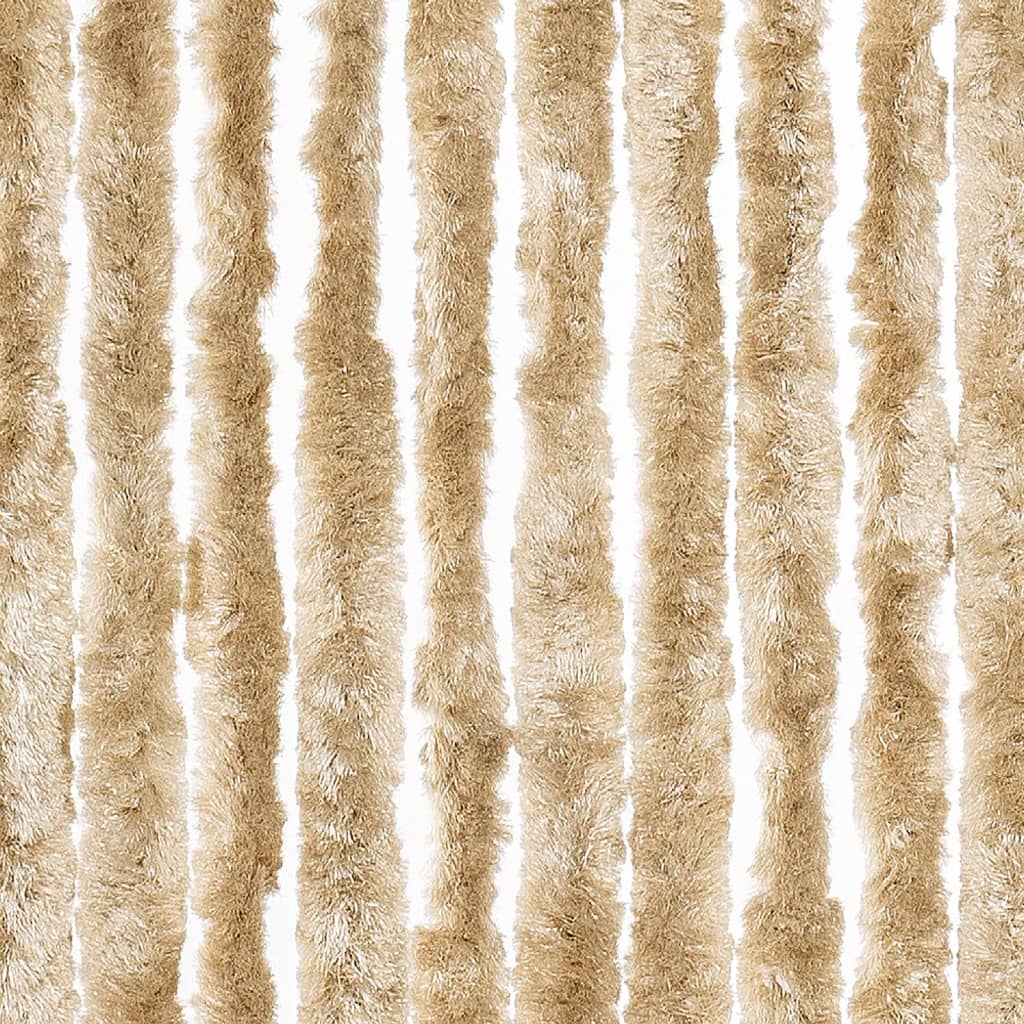 Vliegengordijn 100x200 cm chenille beige is nu te koop bij PeponiXL, paradijselijk wonen!