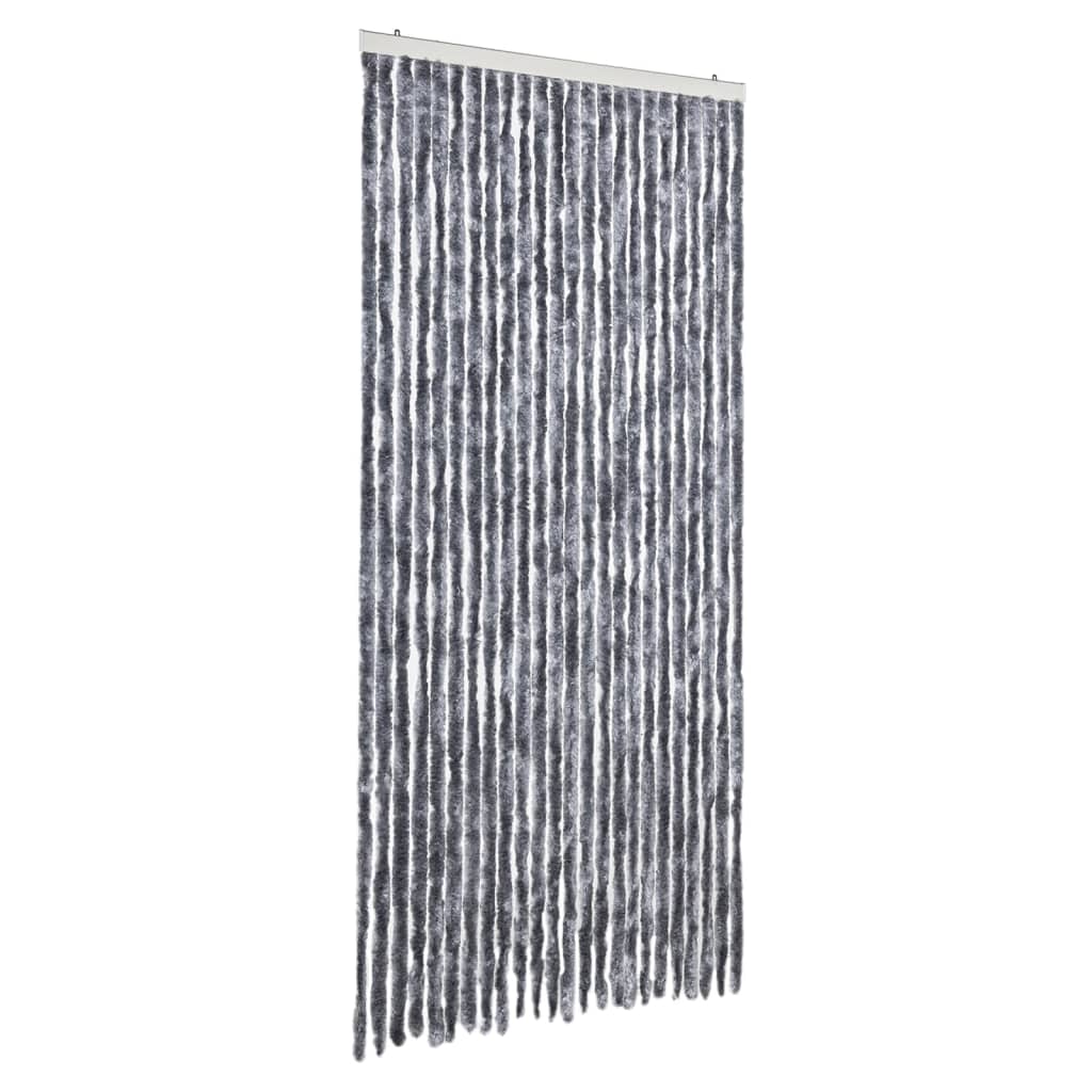 Vliegengordijn 100x230 cm chenille zilver is nu te koop bij PeponiXL, paradijselijk wonen!