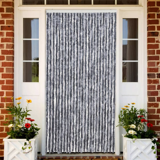 Vliegengordijn 100x230 cm chenille zilver is nu te koop bij PeponiXL, paradijselijk wonen!