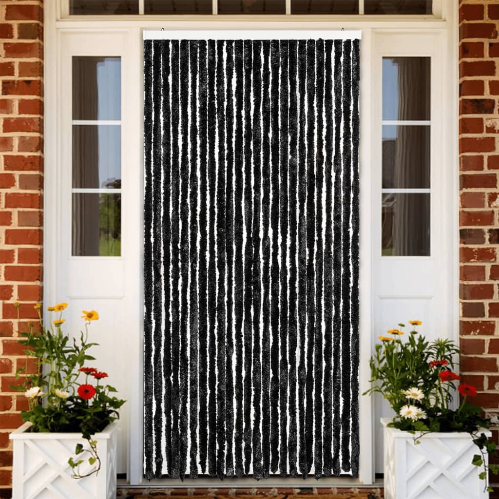 Vliegengordijn 100x200 cm chenille antracietkleurig is nu te koop bij PeponiXL, paradijselijk wonen!