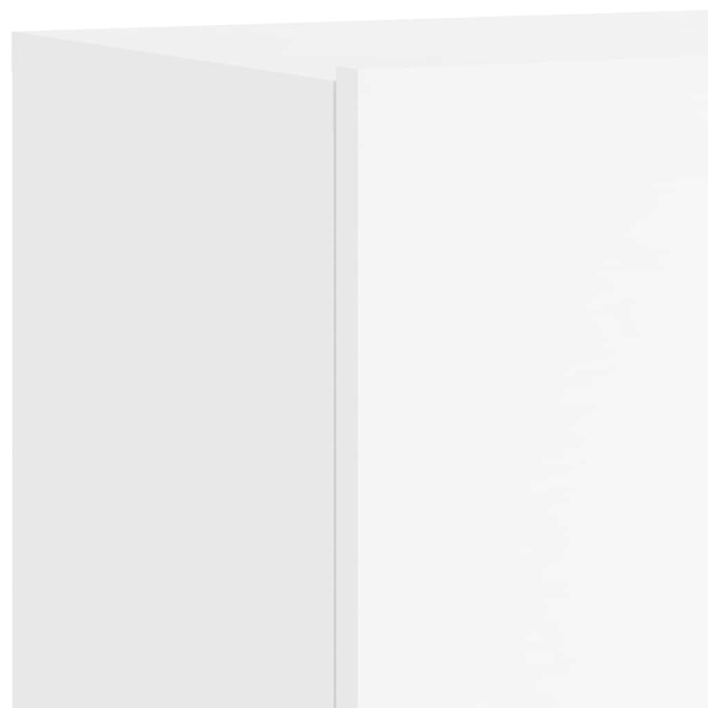 4-delige Tv-meubelset bewerkt hout wit is nu te koop bij PeponiXL, paradijselijk wonen!