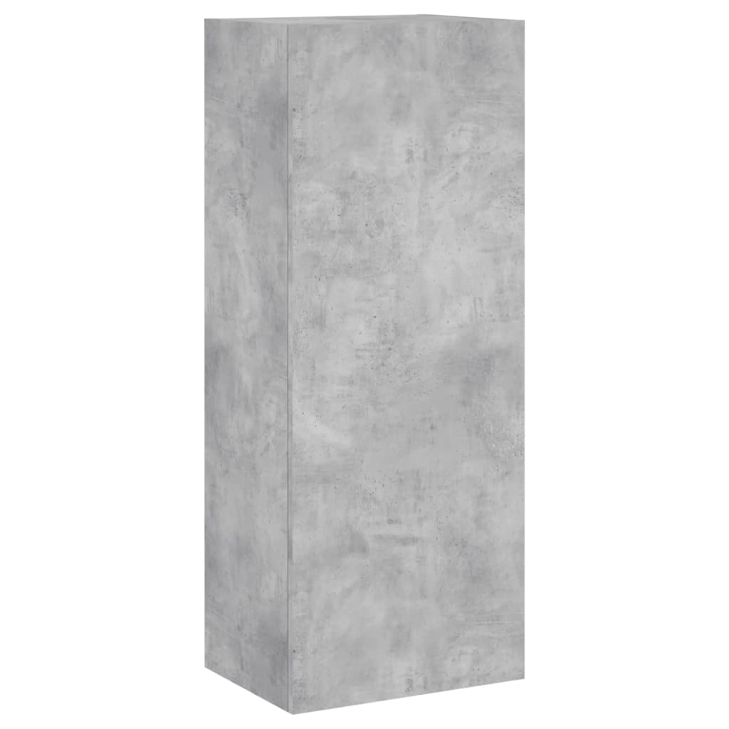 5-delige Tv-wandmeubelset bewerkt hout betongrijs is nu te koop bij PeponiXL, paradijselijk wonen!