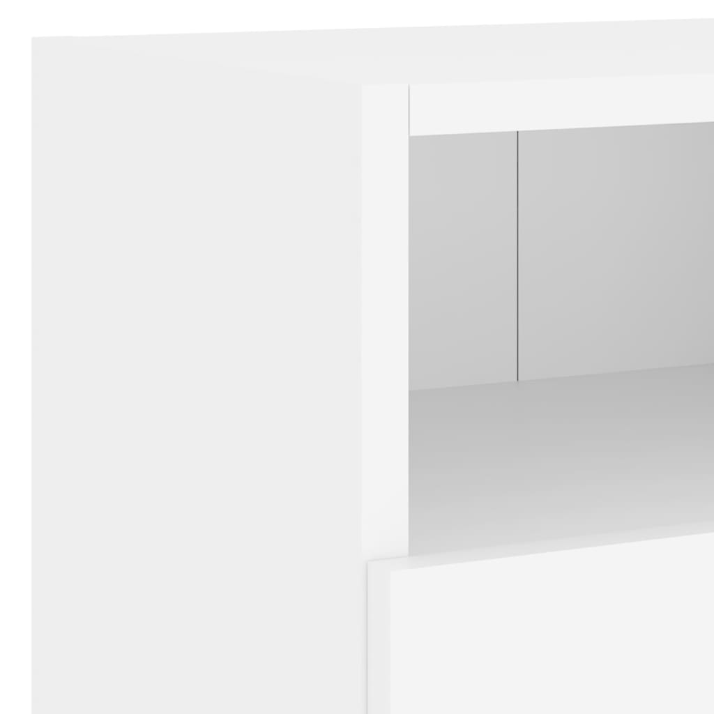 4-delige Tv-meubelset bewerkt hout wit is nu te koop bij PeponiXL, paradijselijk wonen!