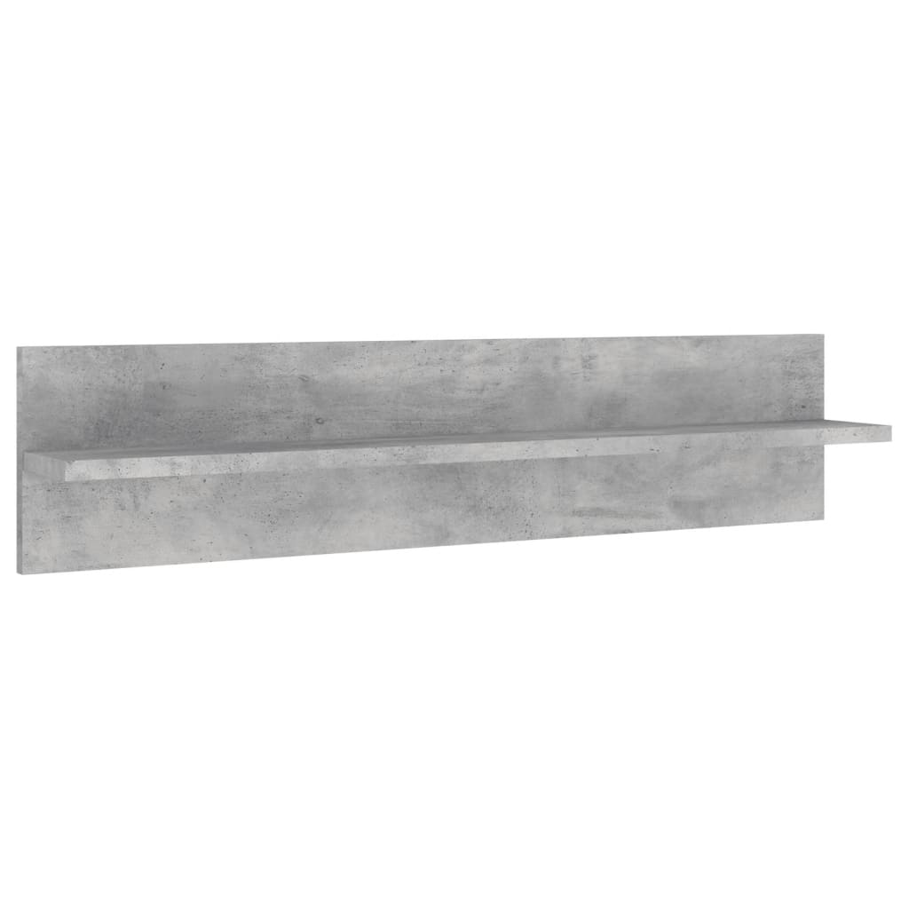 5-delige Tv-wandmeubelset met LED bewerkt hout betongrijs is nu te koop bij PeponiXL, paradijselijk wonen!