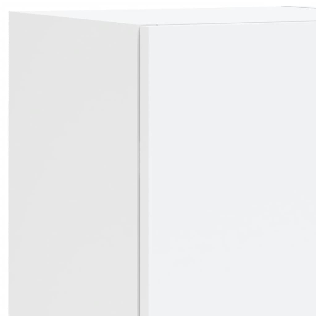 7-delige Tv-wandmeubelset met LED-verlichting wit is nu te koop bij PeponiXL, paradijselijk wonen!