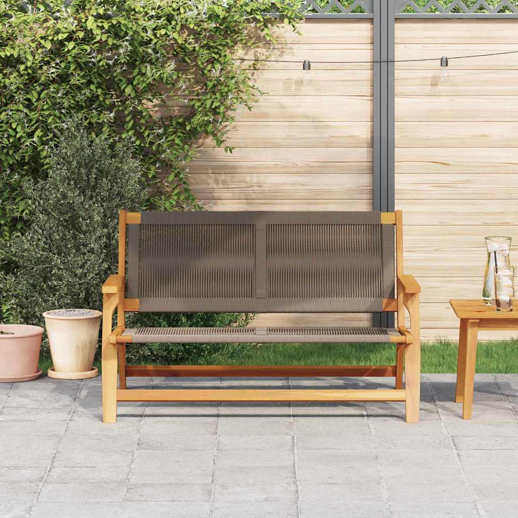 Tuinmeubelen Grijs 122 x 76 x 73 cm Massief Acaciahout is nu te koop bij PeponiXL, paradijselijk wonen!