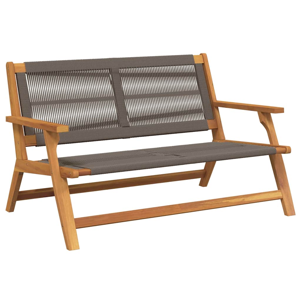 Tuinmeubelen Grijs 122 x 76 x 73 cm Massief Acaciahout is nu te koop bij PeponiXL, paradijselijk wonen!