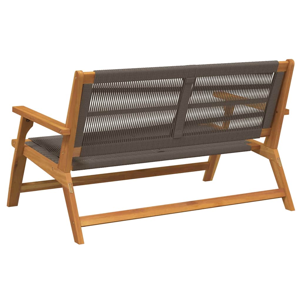 Tuinmeubelen Grijs 122 x 76 x 73 cm Massief Acaciahout is nu te koop bij PeponiXL, paradijselijk wonen!