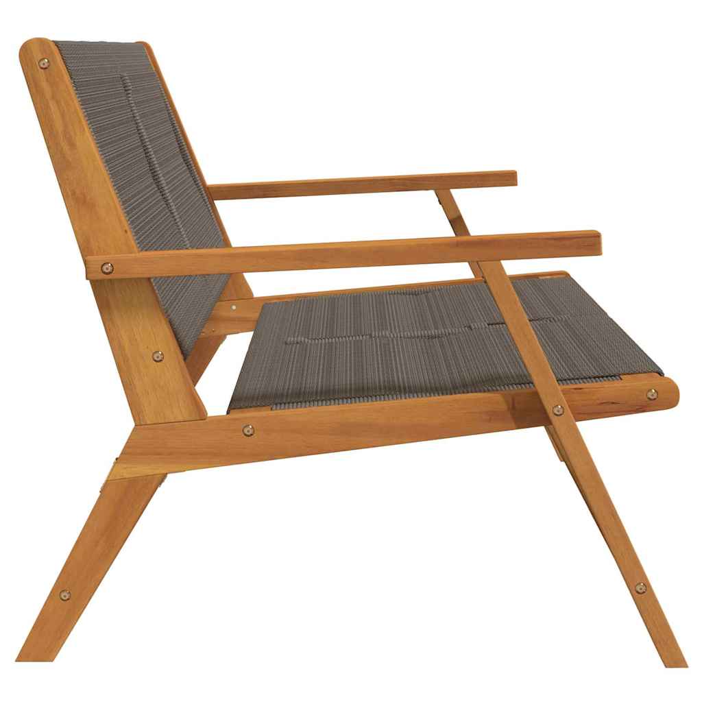 Tuinmeubelen Grijs 122 x 76 x 73 cm Massief Acaciahout is nu te koop bij PeponiXL, paradijselijk wonen!
