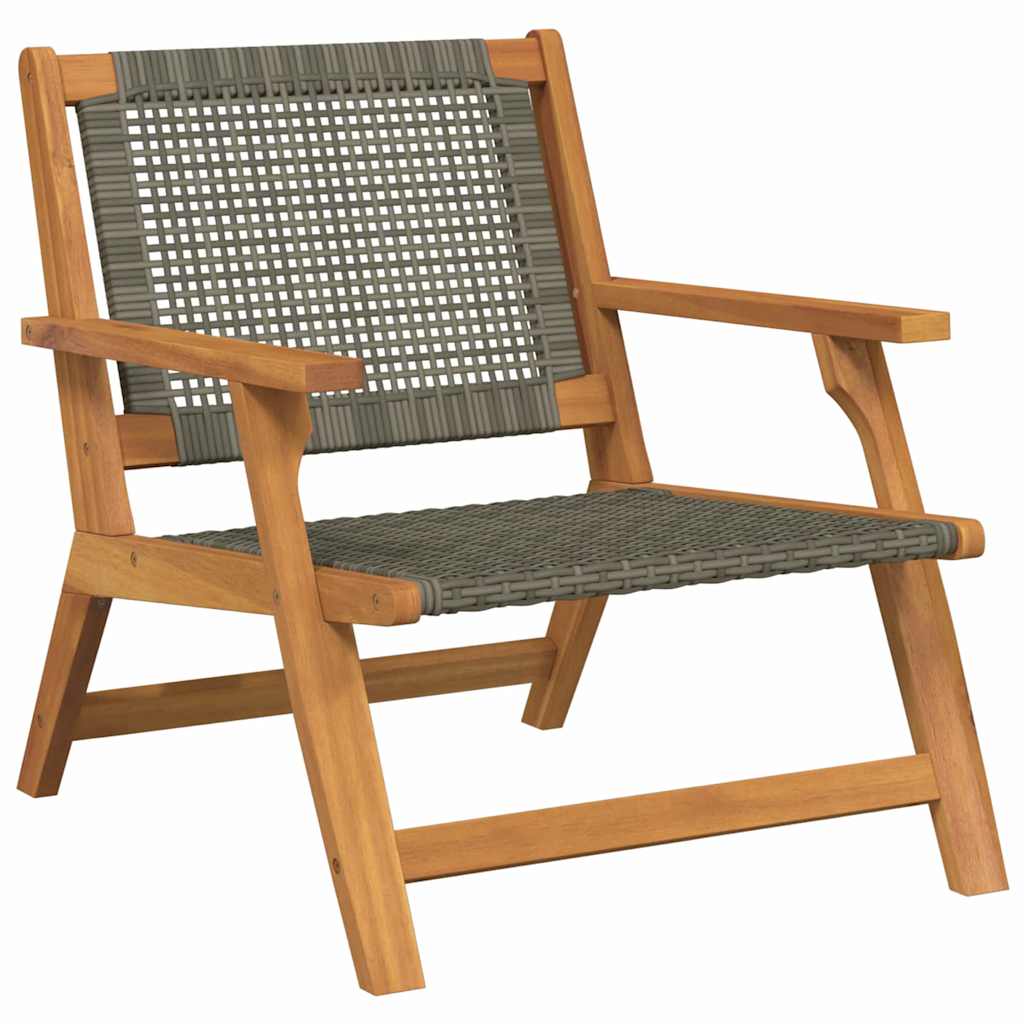 Tuinmeubelen 2 pcs Grijs 67 x 78 x 73 cm Massief Acaciahout is nu te koop bij PeponiXL, paradijselijk wonen!