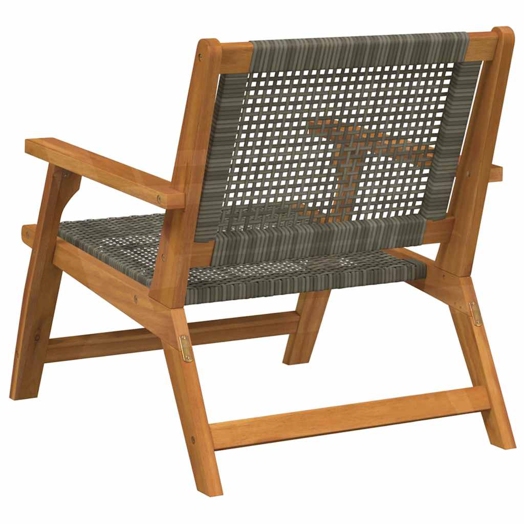 Tuinmeubelen 2 pcs Grijs 67 x 78 x 73 cm Massief Acaciahout is nu te koop bij PeponiXL, paradijselijk wonen!