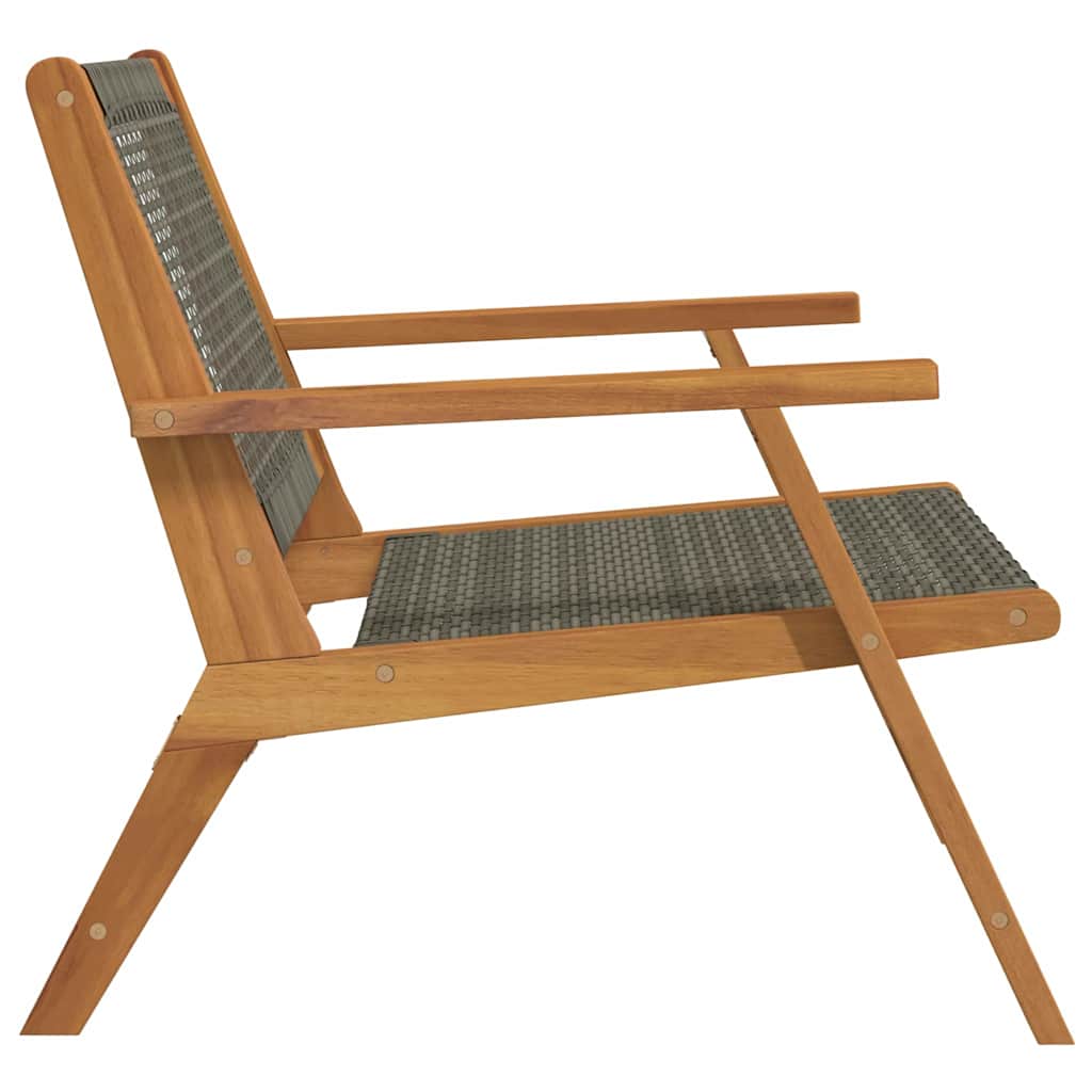 Tuinmeubelen 2 pcs Grijs 67 x 78 x 73 cm Massief Acaciahout is nu te koop bij PeponiXL, paradijselijk wonen!