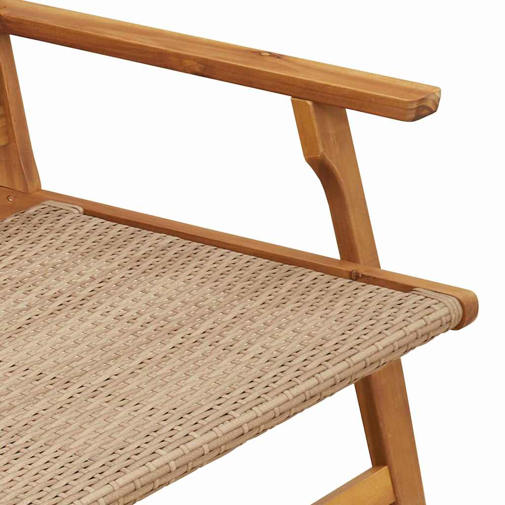 Tuinmeubelen 2 pcs Beige 67 x 78 x 73 cm Massief Acaciahout is nu te koop bij PeponiXL, paradijselijk wonen!