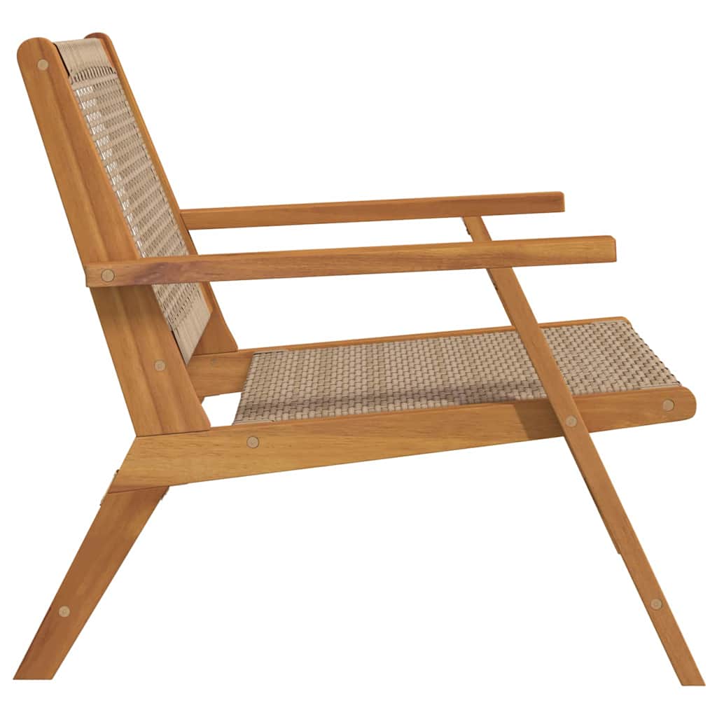 Tuinmeubelen 2 pcs Beige 67 x 78 x 73 cm Massief Acaciahout is nu te koop bij PeponiXL, paradijselijk wonen!