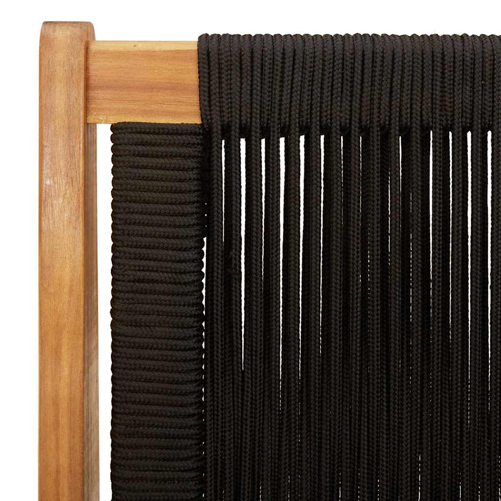 Tuinmeubelen 2 pcs Zwart 67 x 76 x 73 cm Massief Acaciahout is nu te koop bij PeponiXL, paradijselijk wonen!