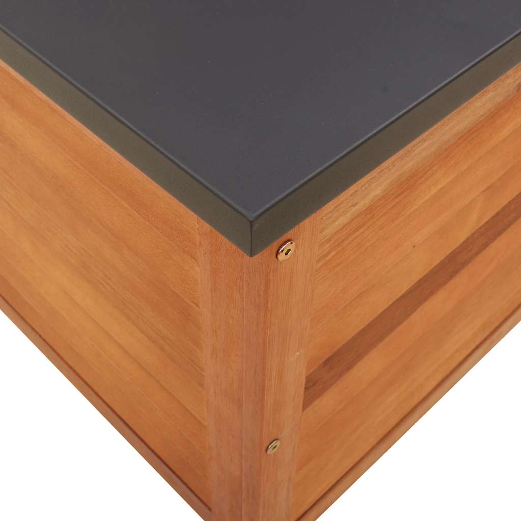 Tuinbox 60x50x55 cm massief eucalyptushout is nu te koop bij PeponiXL, paradijselijk wonen!